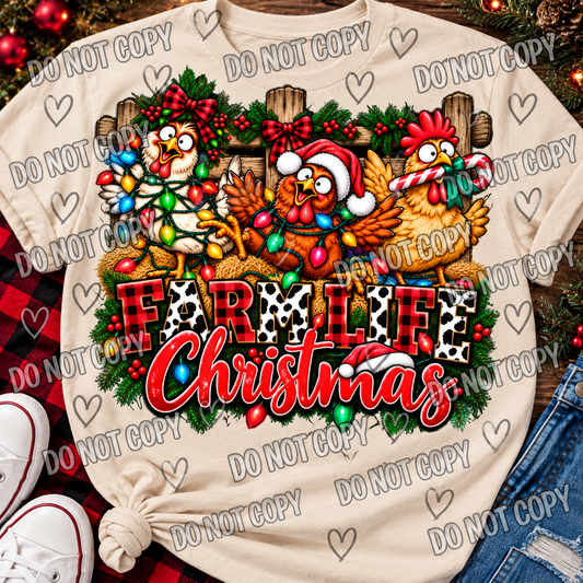 Farm Life Christmas (Digital File) + Unlimited Commercial Use License